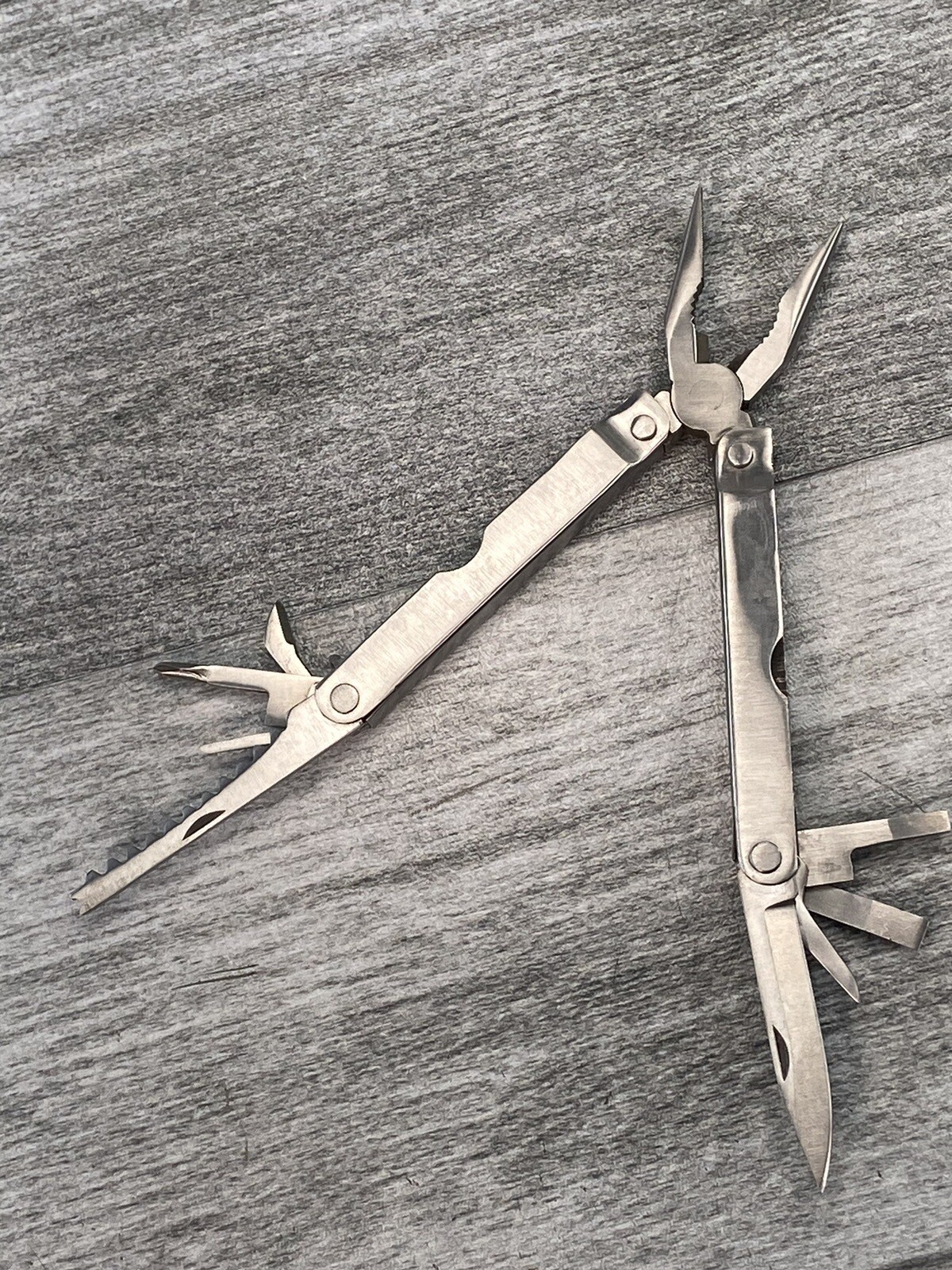 All Trade Multitool Blade Pliers Driver Opener Sheath Camping Outdoors Mechanic