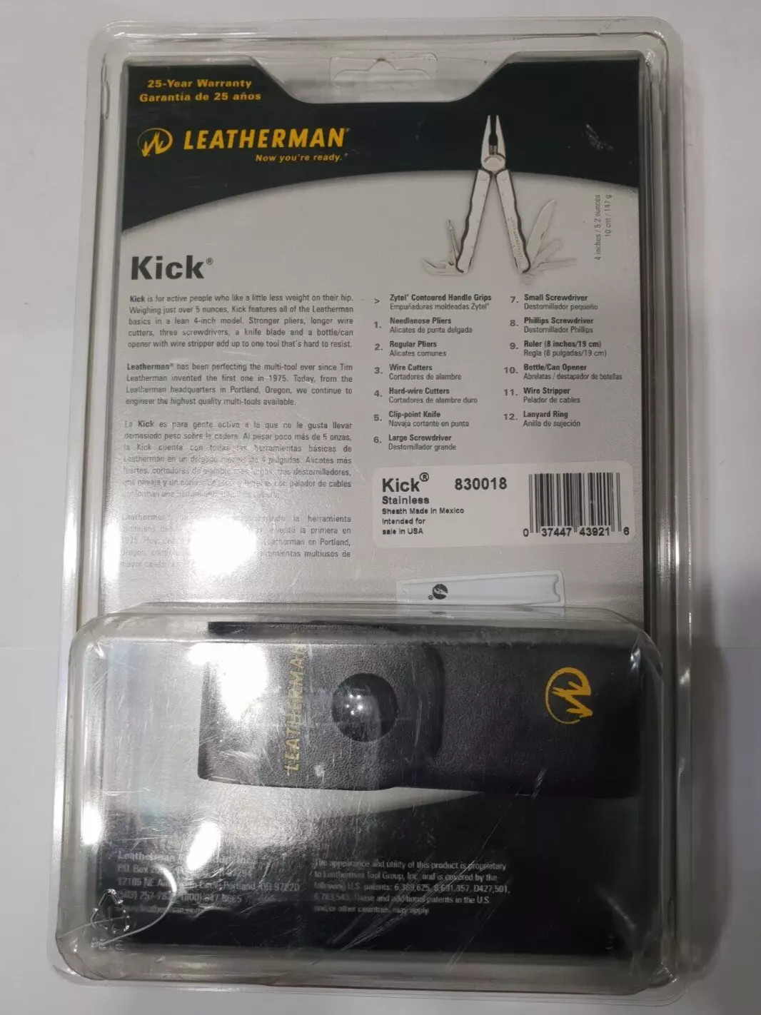 🔥🔥 Leatherman Kick Rare Retired Multi Tool Collectable New In Blister