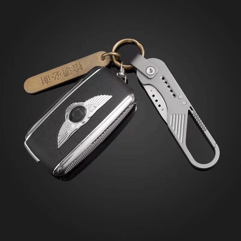 Titanium Alloy Keychain Folding Knife Portable Hiking Camping EDC Tool Outdoor