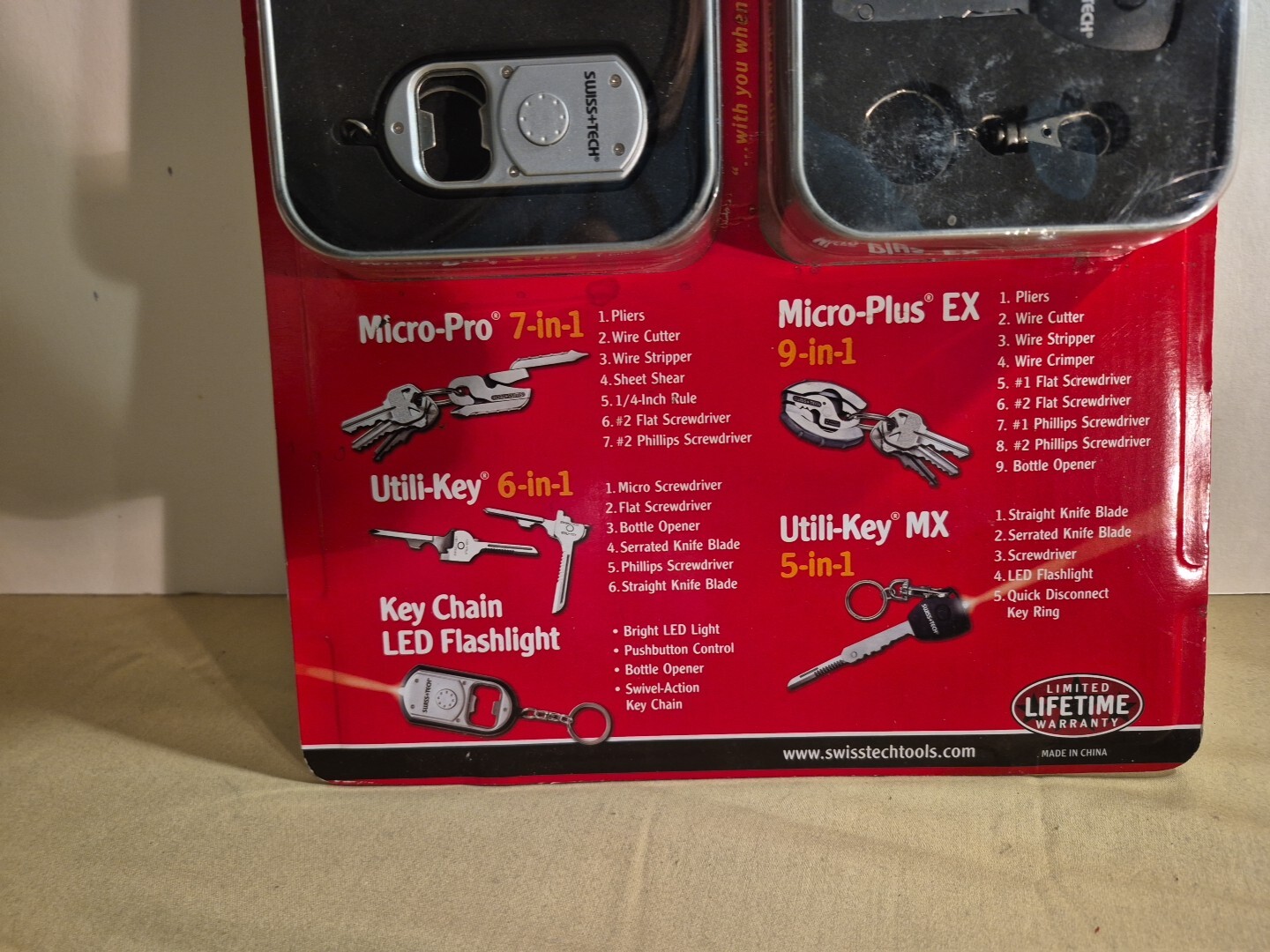 Swiss Tech 2 Gift Box Set Precision Pocket Sized Micro Multi Tools New In Box