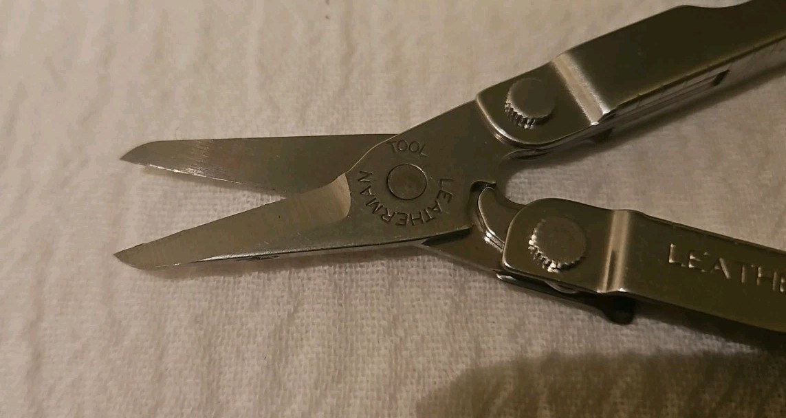 Leatherman Micra Multi-Tool Stainless Steel Spring Action Scissors Keychain
