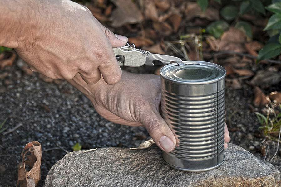 7-In-1 Stainless Steel Multi Function Camping Tool Utensils Knife Spoon Opener