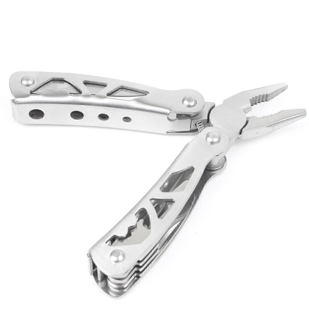 Outdoor Steel Multifunctional Pliers Tools Pocket Folding Screwdriver Knife EDC