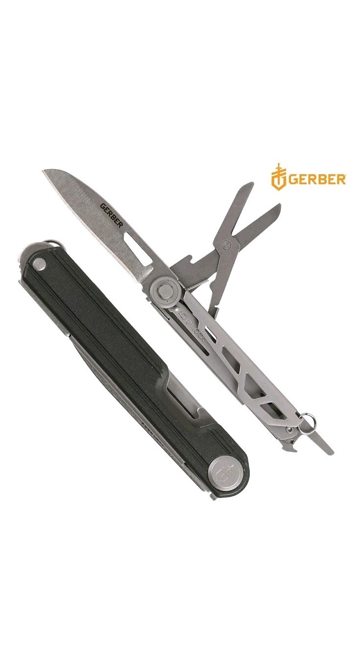 Gerber Armbar Slim Cut Multi Tool 2.5″ S.S. Blade Scissor Bottle Opener 2.1 O.Z