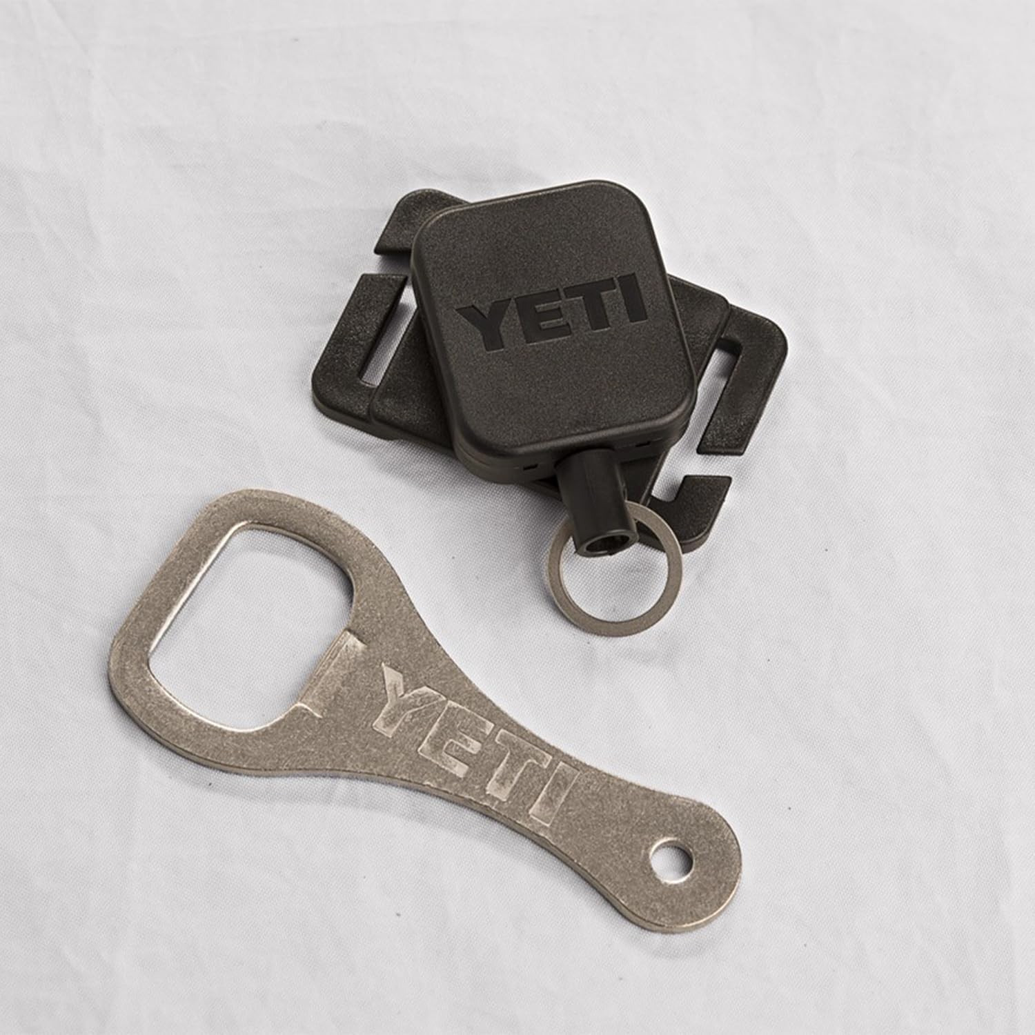 MOLLE Zinger Retractable Tool with YETI Bottle Key Opener