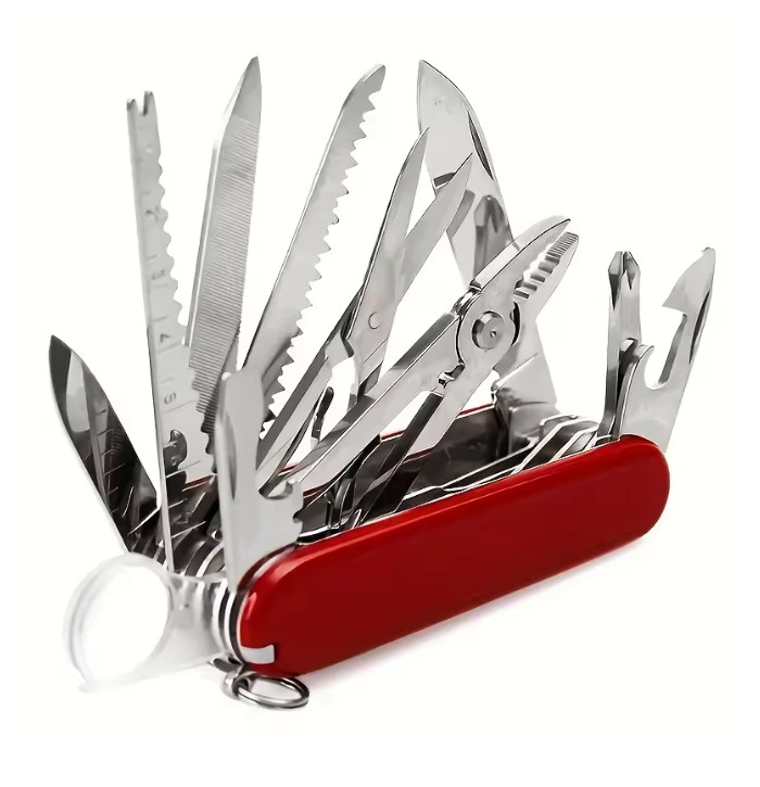 HOEHNE 17 in 1 Pocket Folding Screwdriver 91mm Portable Outdoor Knife