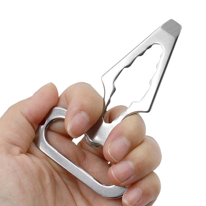 Stainless Steel Keychain Wrench For Necessary Infected Outdoor/ Indoor Surfaces