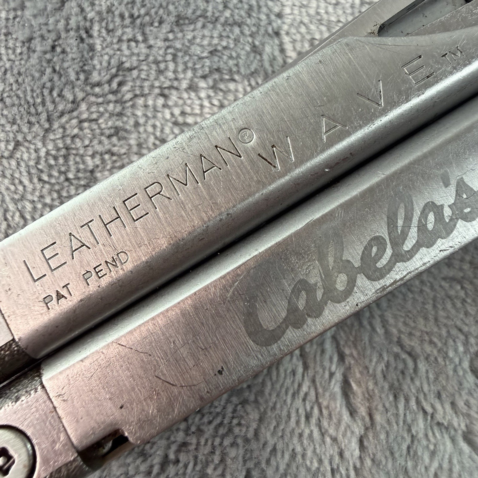 Vtg Leatherman Wave Original Multi Tool Dated 11 98 CABELA’S w New Sheath B455