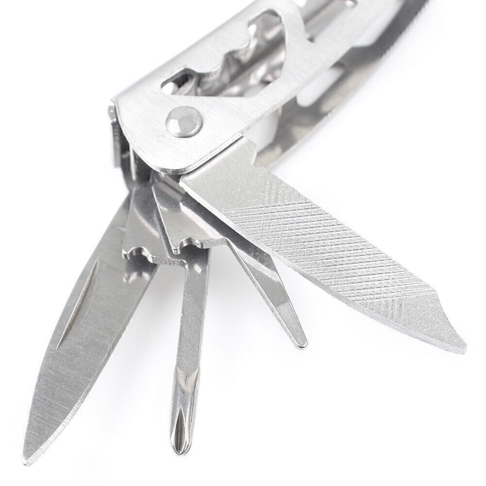 Outdoor Steel Multifunctional Pliers Tools Pocket Folding Screwdriver Knife EDC