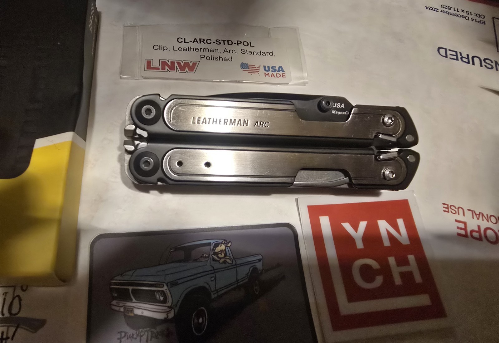 Leatherman ARC – Magnacut – USA – Custom Titanium Lynch Northwest Clip – Bit Kit