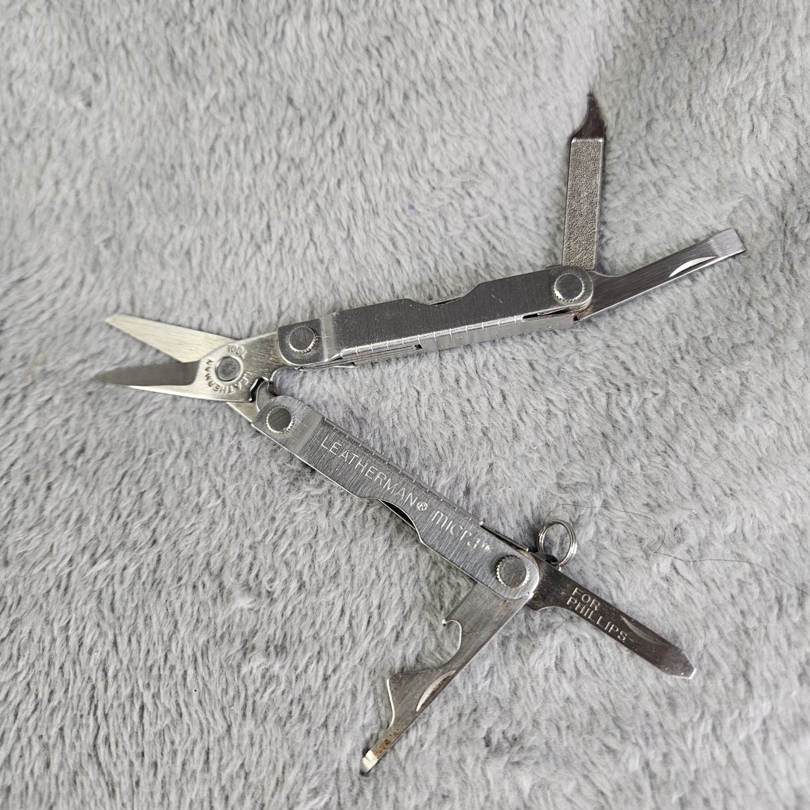 Leatherman Micra Multi-Tool Pat Pending Stainless Steel 7 Tool