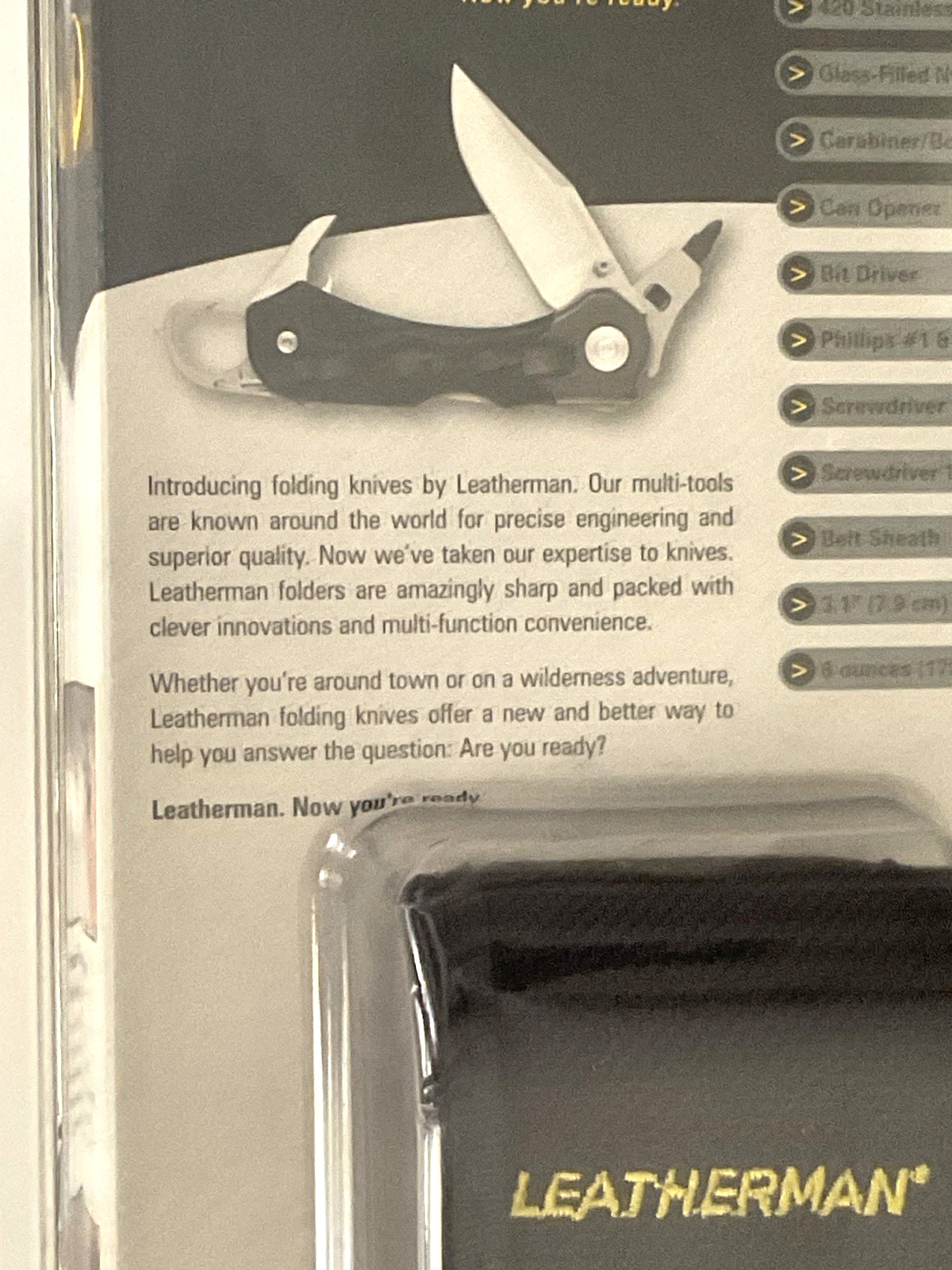 Leatherman H503 knife bit set nylon sheath New USA