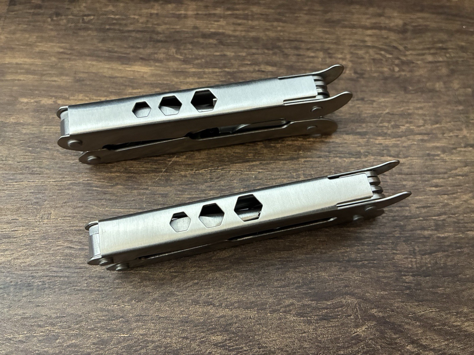 Unbranded Multi -Tool Stainless With Sheath Lot Of 2