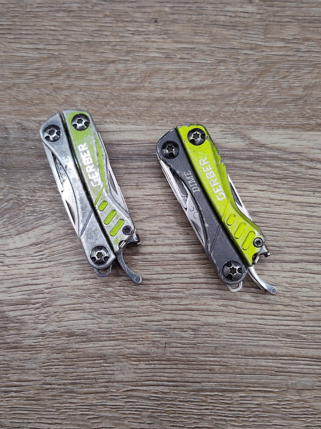 Lot N 2 Gerber Dime Multi Tool Pliers Knife Tools