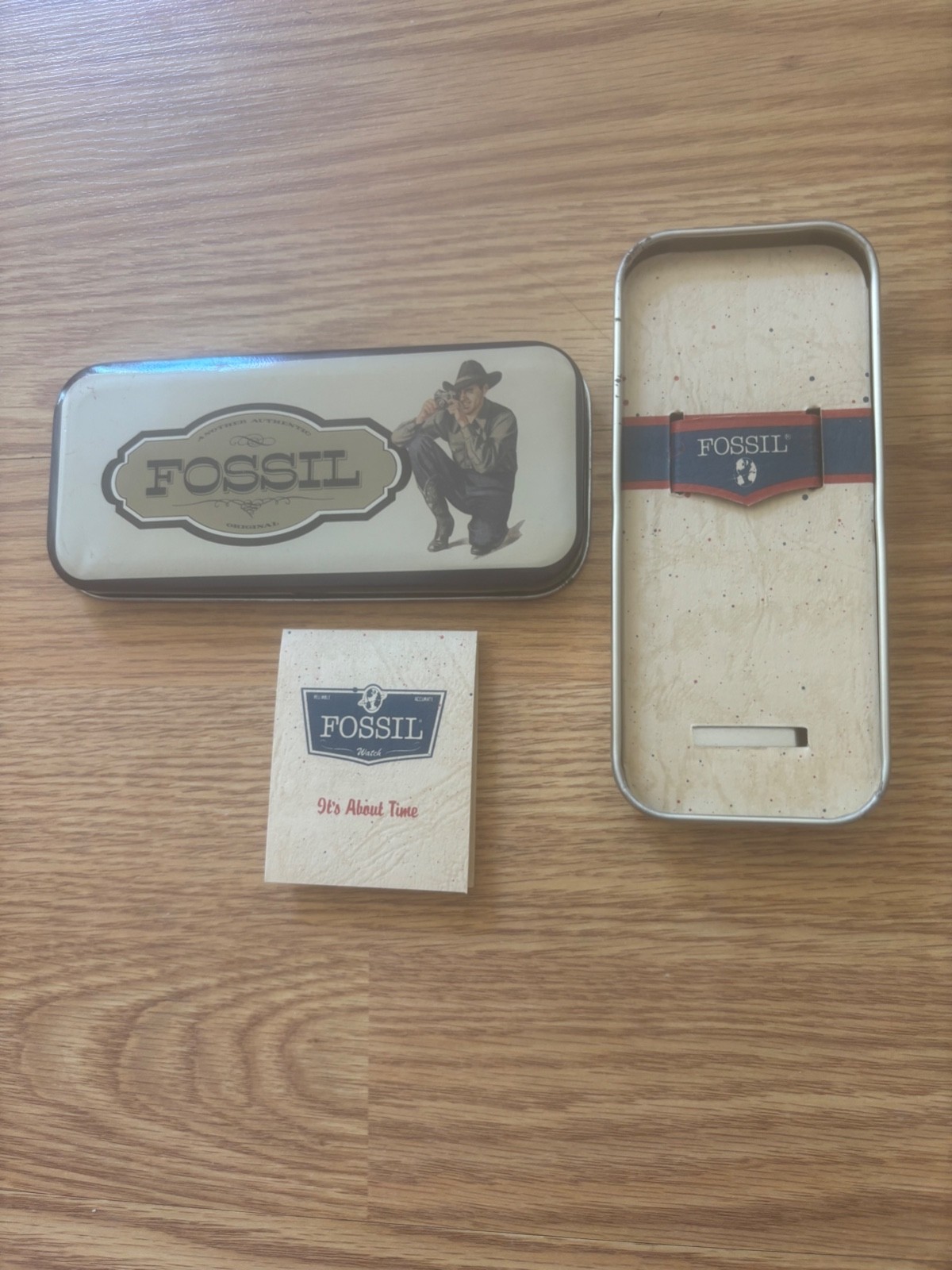 FOSSIL EMPTY BOX