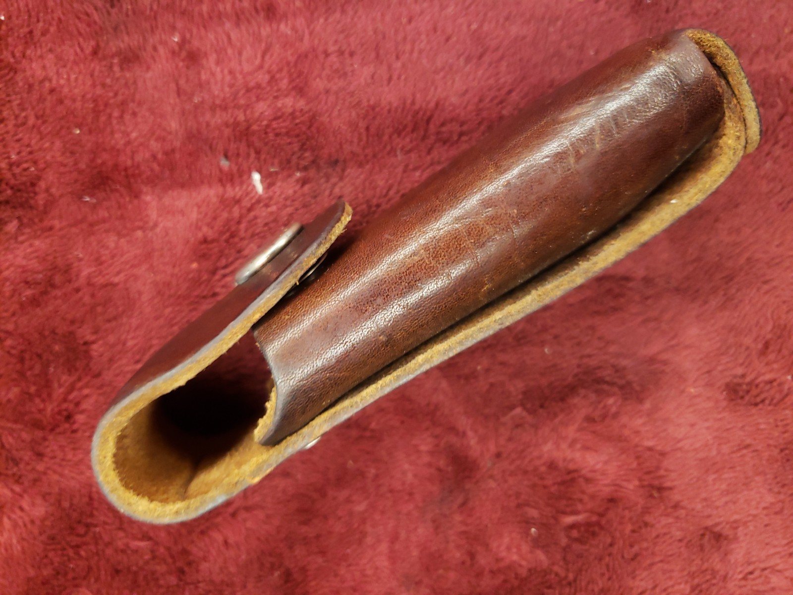ORIGINAL LEATHER SHEATH FOR SOG MADE IN USA POWERPLAY 4 3/8 INCH POUCH