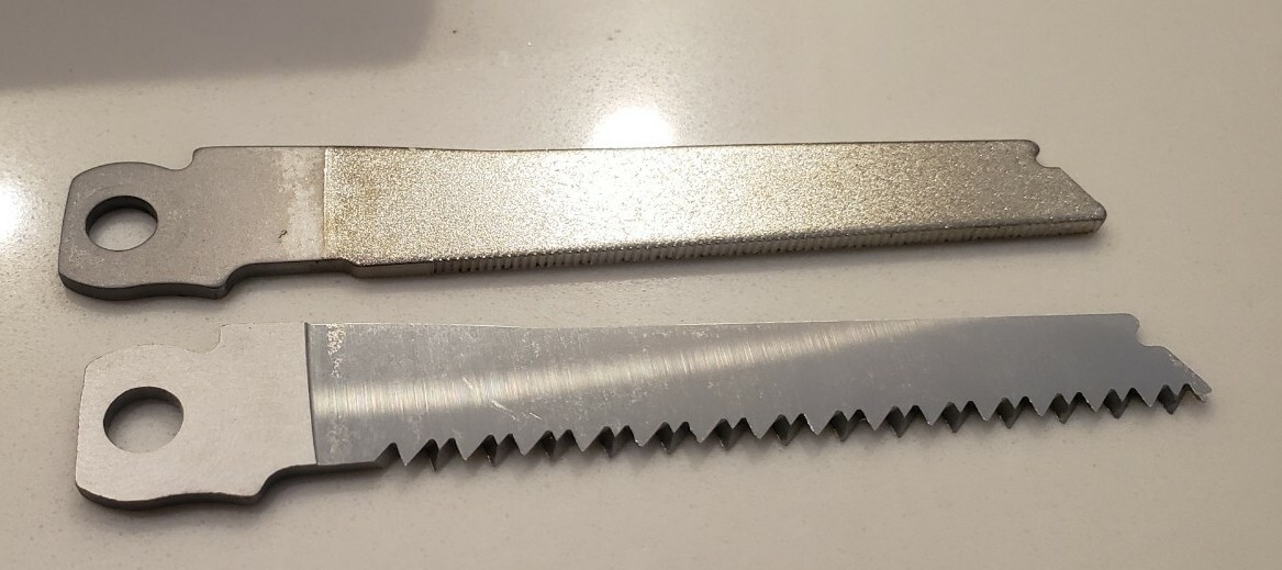 🌟NEW Leatherman Wave Charge Saw, Diamond File Parts Lot of 2 Replacement Mod🌍