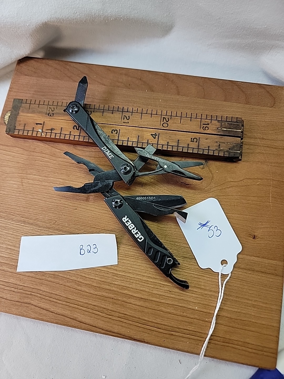 Gerber Dime Black On Black Multi-tool Pocket Knife