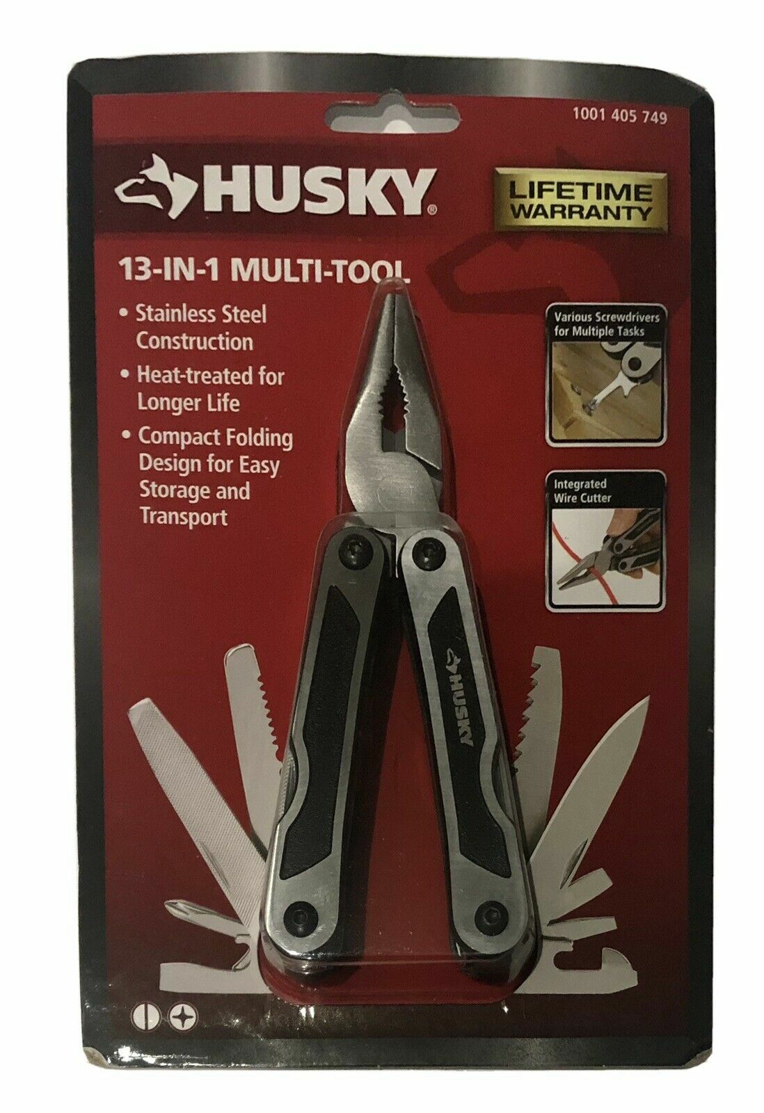 Husky 13-in-1 Multitool Brand New  Model 99367 Lifetime Warranty 100% Authentic!
