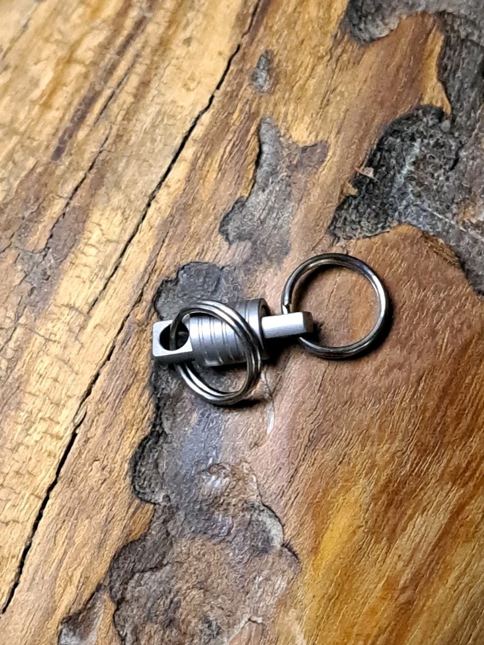 Pro Super Mini Series Titanium Swivel With 12mm Titanium Keyrings