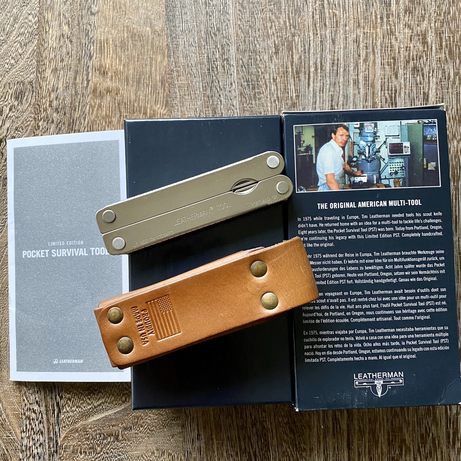 Leatherman Heritage PST Heritage Anniversary Original Batch “Box” Shaped Sheath