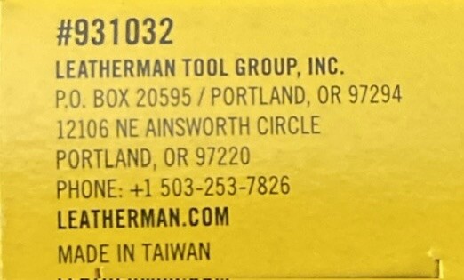 BRAND NEW IN BOX Leatherman Ratchet Driver 1/4 Hex Bit Model 931032 Ships Now