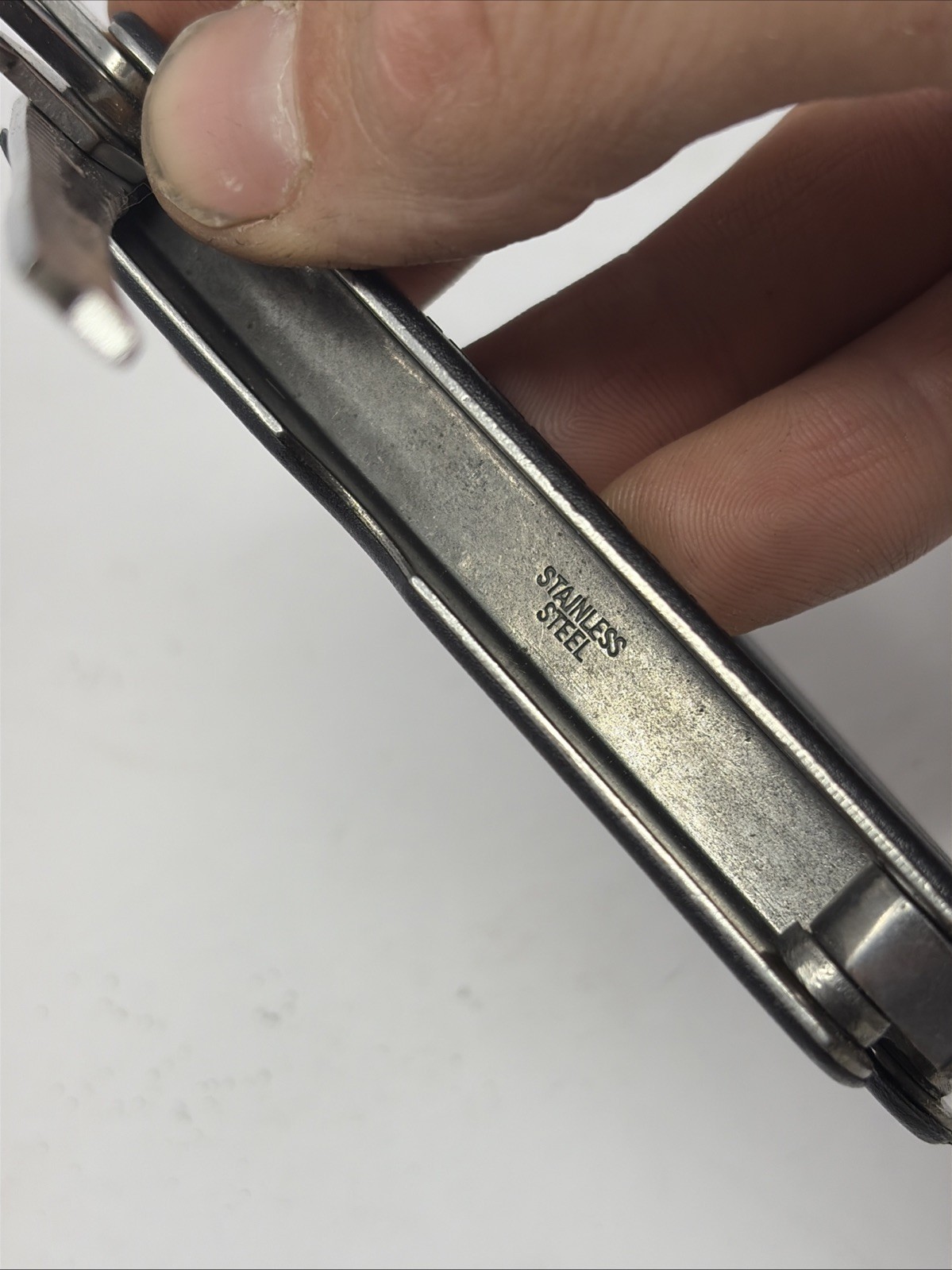 Alltrade Stainless Steel Multi-Tool 9 Tools With Belt Slide Case Black