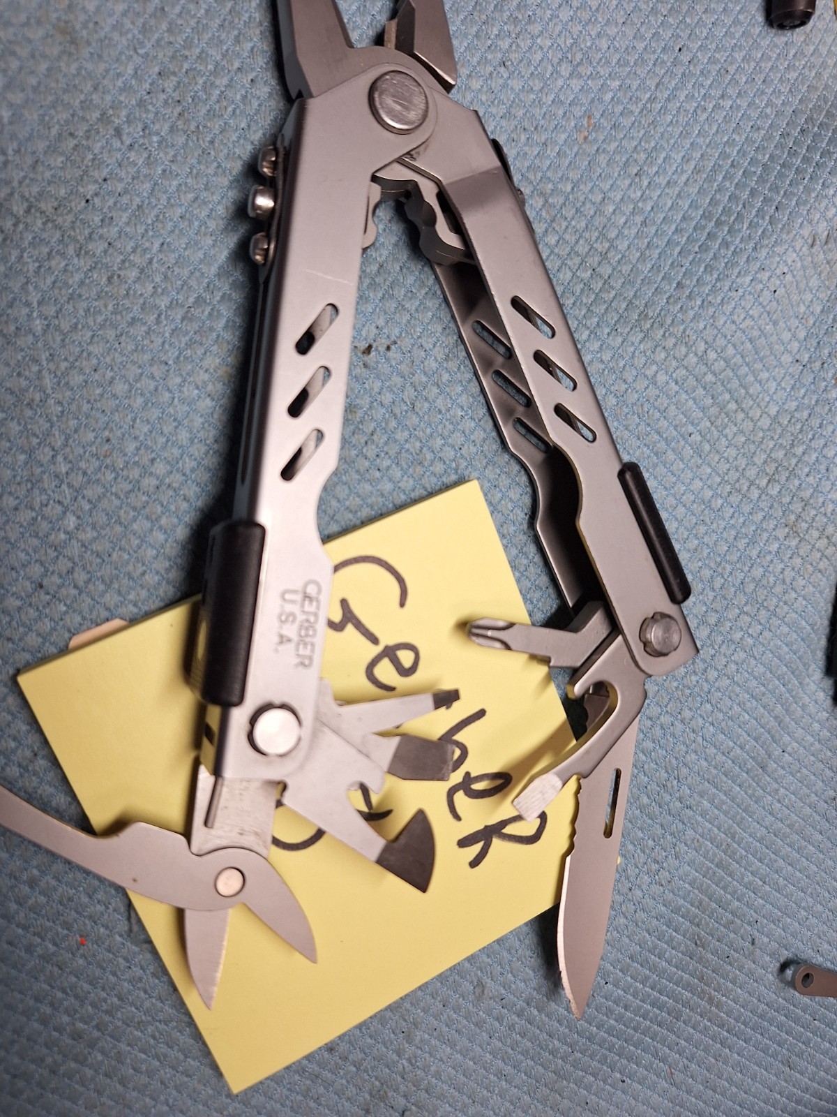 1 SILVER GERBER 400 Multi Tools U.S.A. EXCELLENT loc Gerber 58