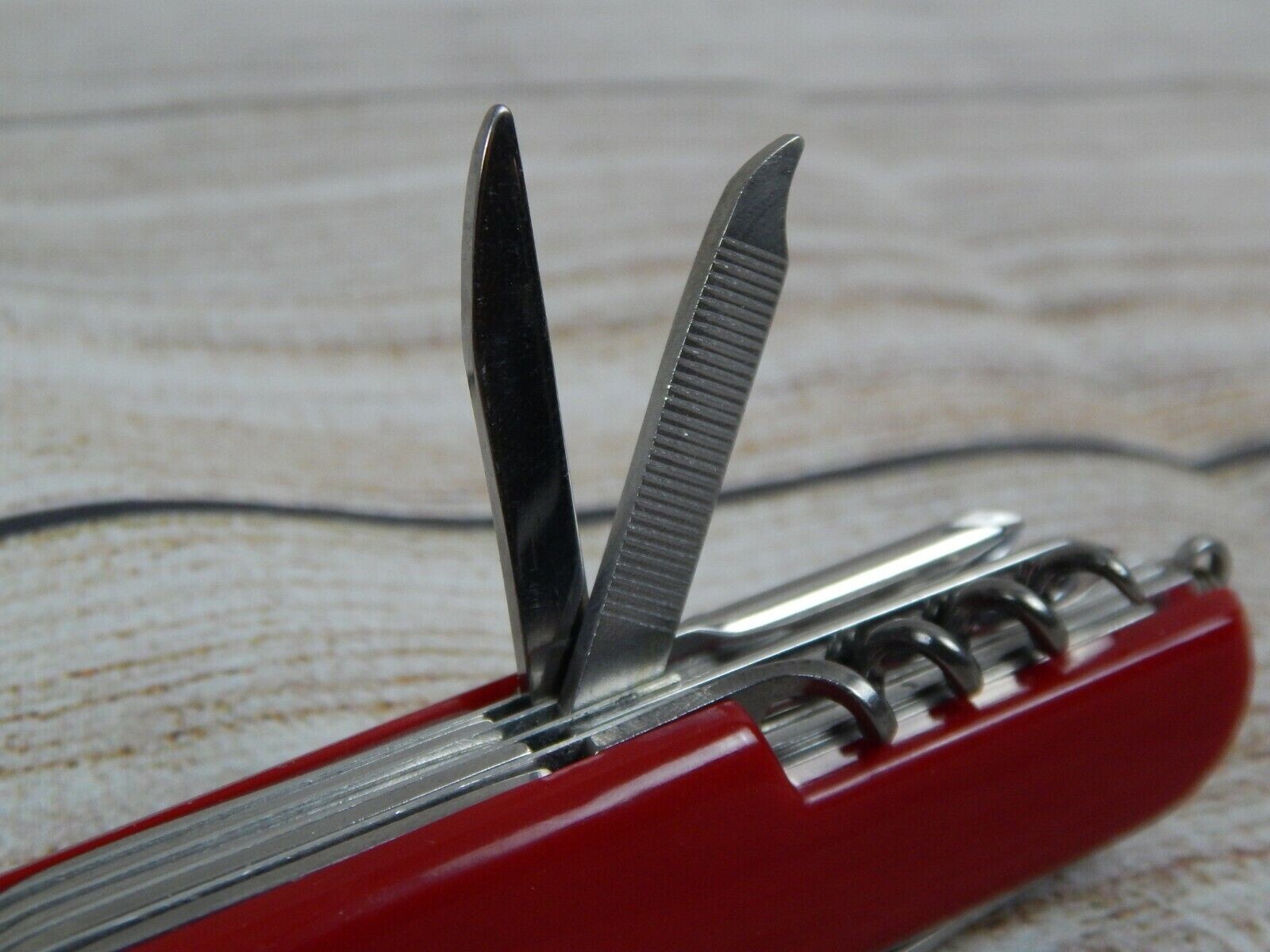 13 Function Multi Tool Survival Rescue Pocket Knife Camping Scout Stainless Red