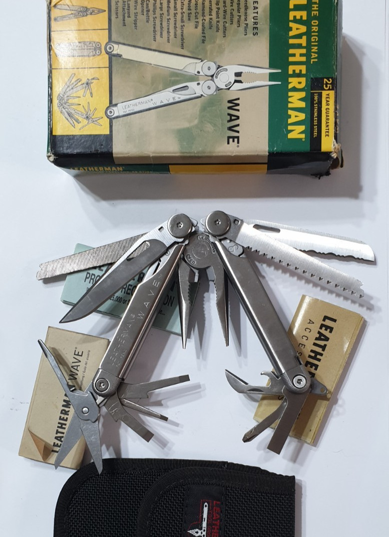 🔥🔥 Leatherman Original Wave OG New Retired Very Rare Box Collectable Pat Pend