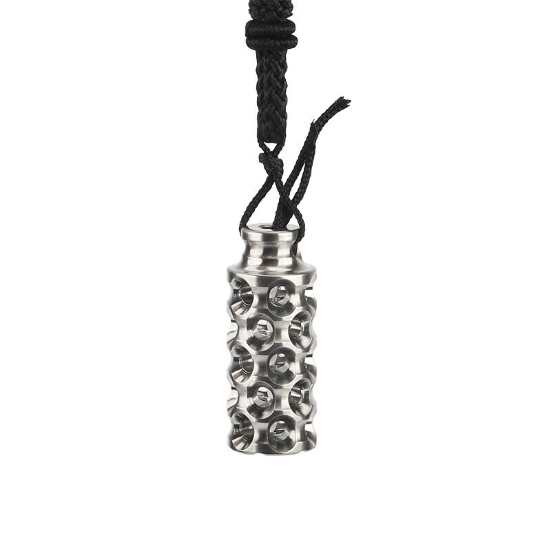 Hollow Out Multihole Titan Alloy Beads DIY Pendant Paracord Bead Accessories