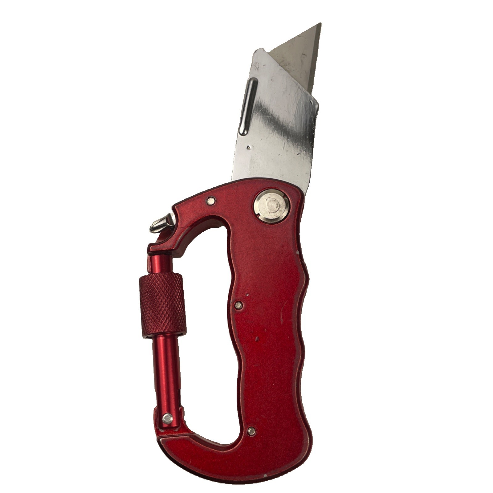 Carabiner Multitool Knife Red Color
