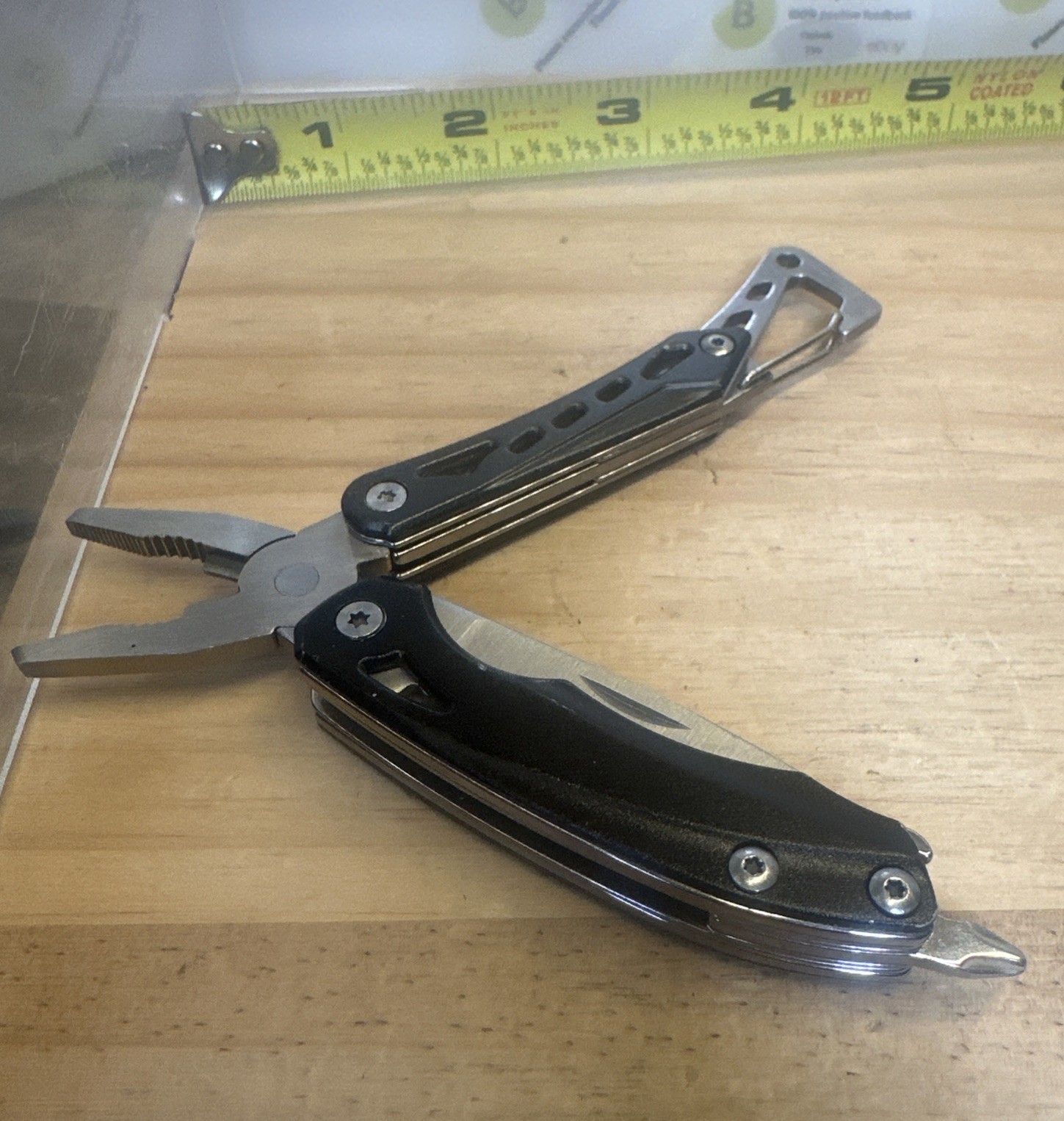 True Utility Multi Tool Pocket Set Seven in One 2” Knife, 3.25” Closed