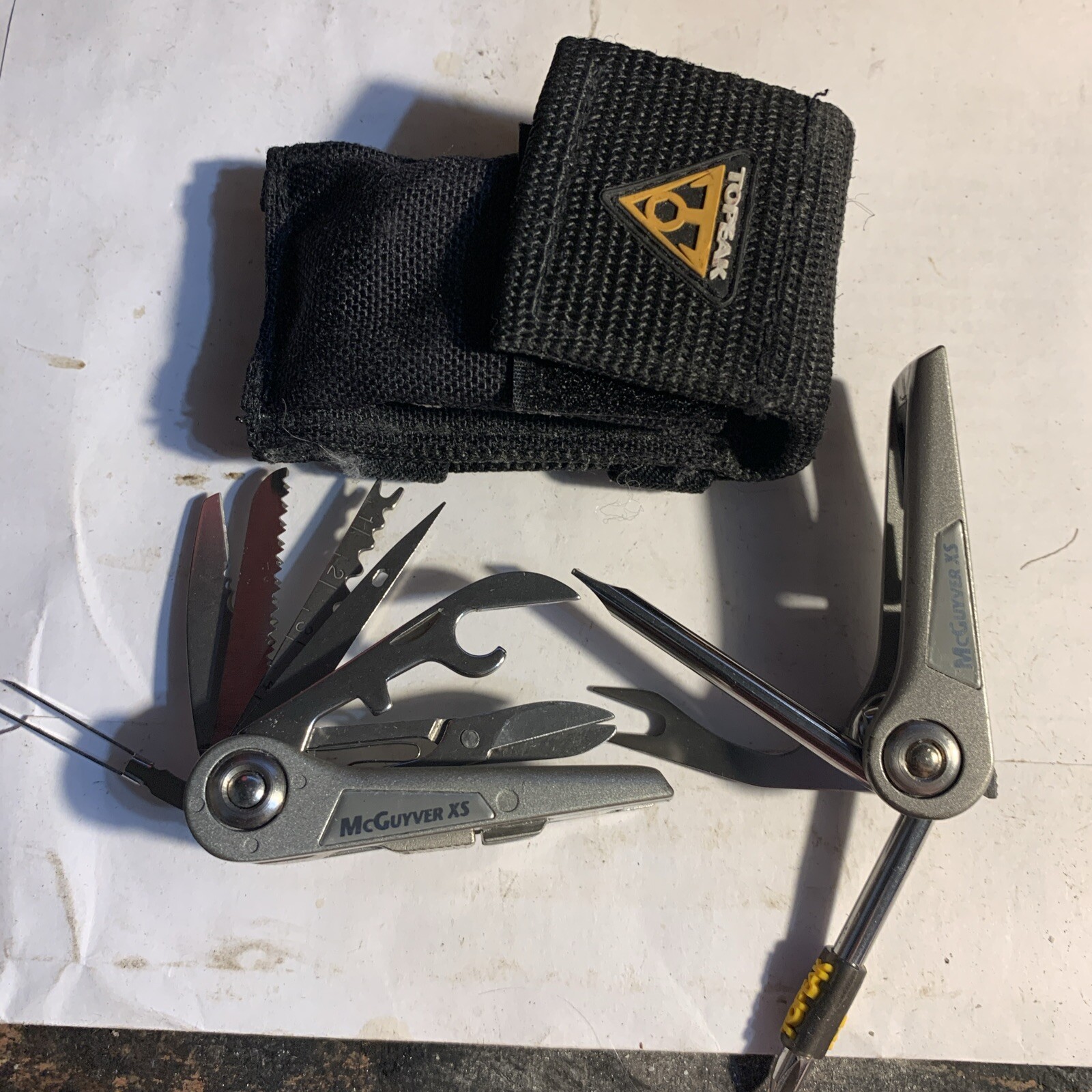 TOPEAK McGUYVER XS Multi-Tool Micro Mini Cycling Hiking MTB Camping Eddie Bauer