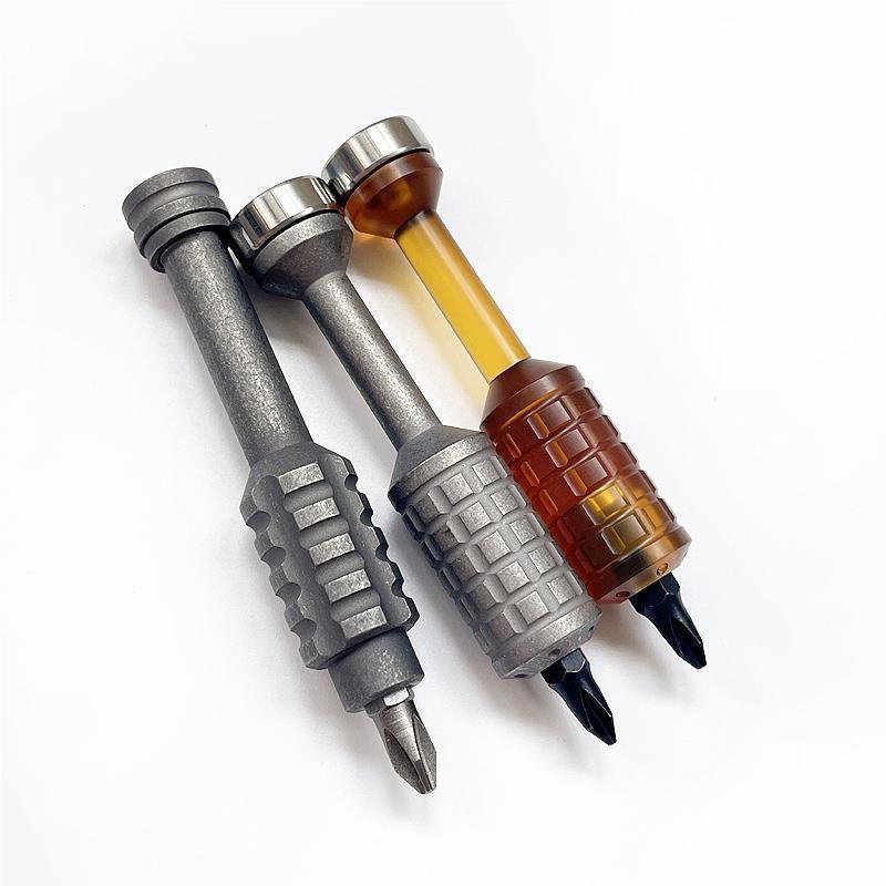 Titanium Alloy Multi Tools For 1/4″ Screwdriver Head Decompression Gyroscope