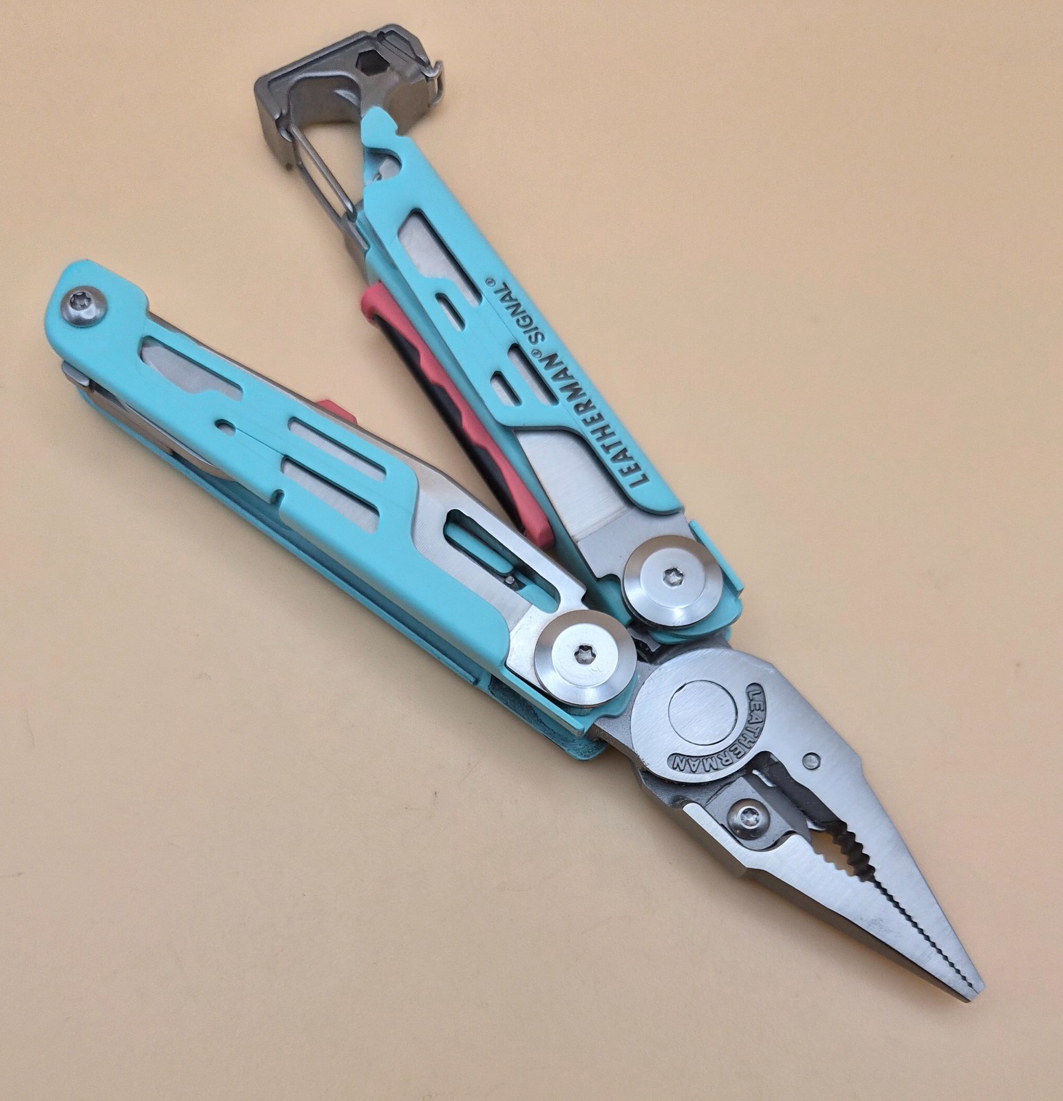 Leatherman SIGNAL Multi-Tool Aqua Good Condition (006)