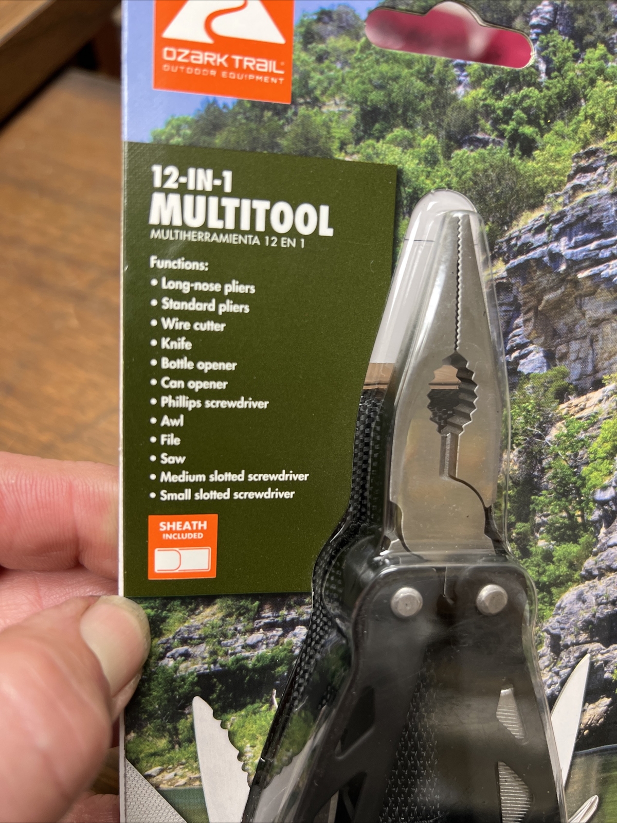Ozark Trail 12-In-1 Multi-Tool w/Sheath Hiking Outdoors Pocket Knife Camping