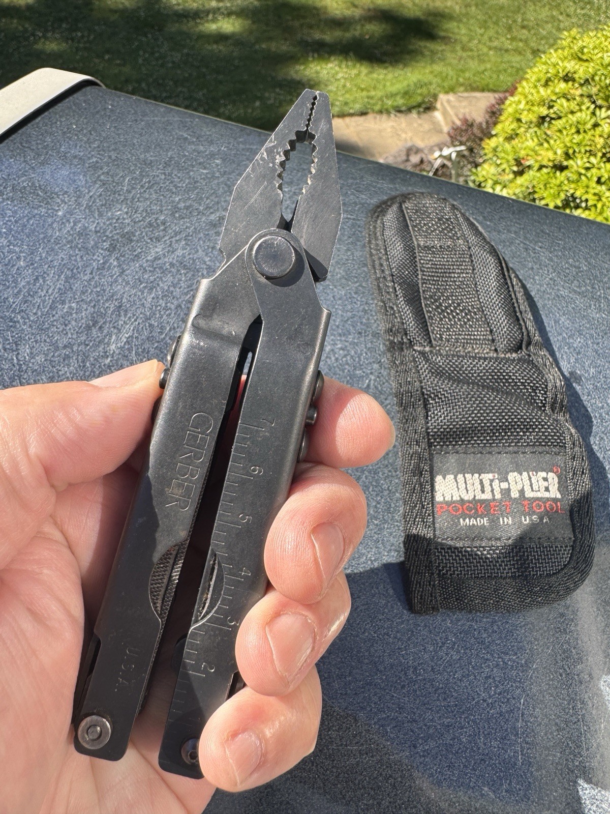 Vintage Gerber MP 3 Multi Tool USA Black w/ Nylon Case