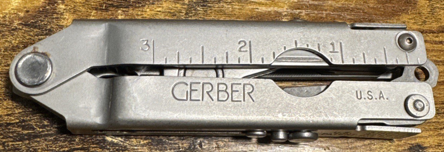 Gerber Multiplier Tool Pocket Knife #55800 In Box~Vintage~Broad Nose