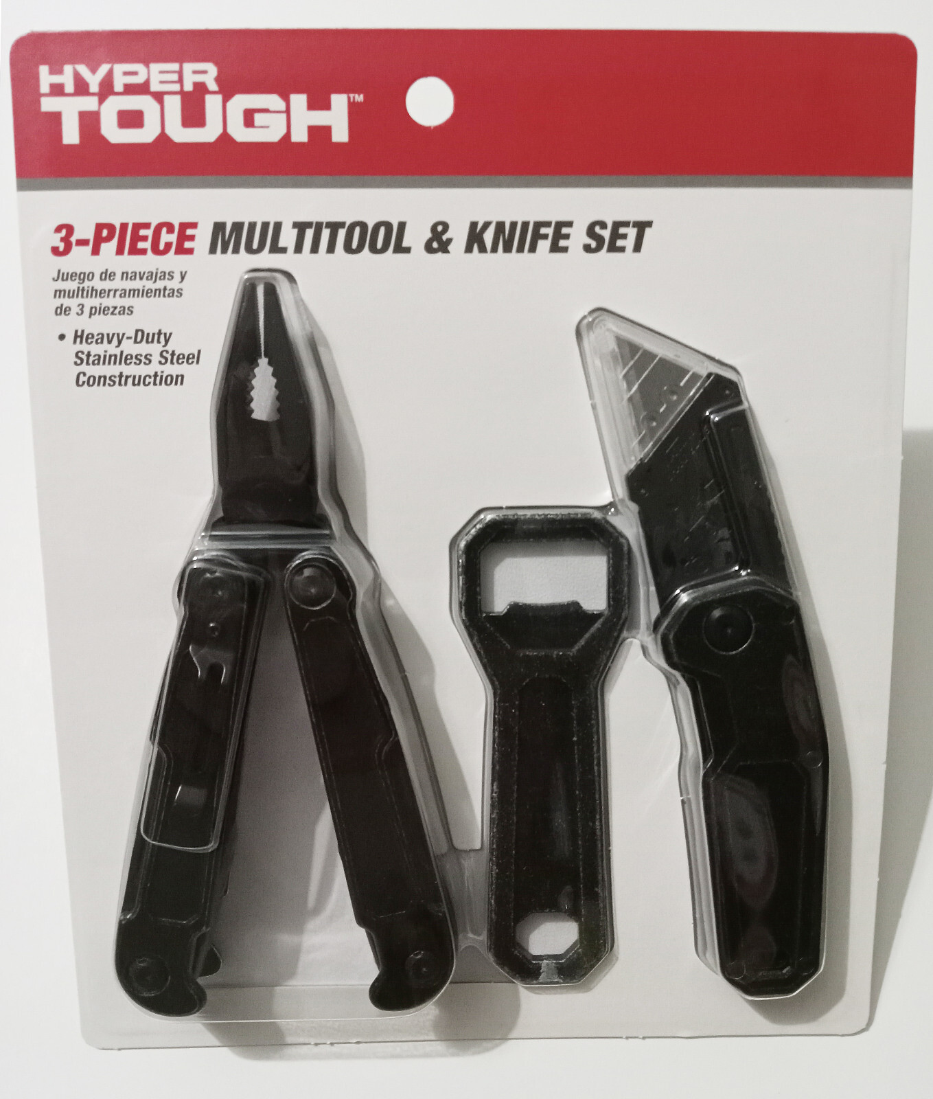 Hyper Tough 3 Piece Multi tool And Knife Set