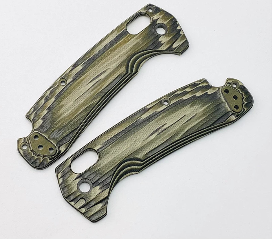 1 Pair G10 Handle Scales Patch for Benchmade North Fork 15031 New