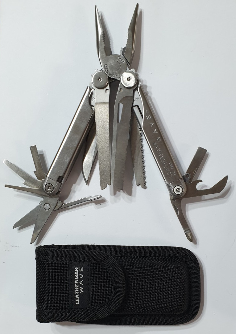 🔥🔥 Leatherman Super Tool Gen 1 OG + Bits + Adapter Hard Nylon Case Rare Set
