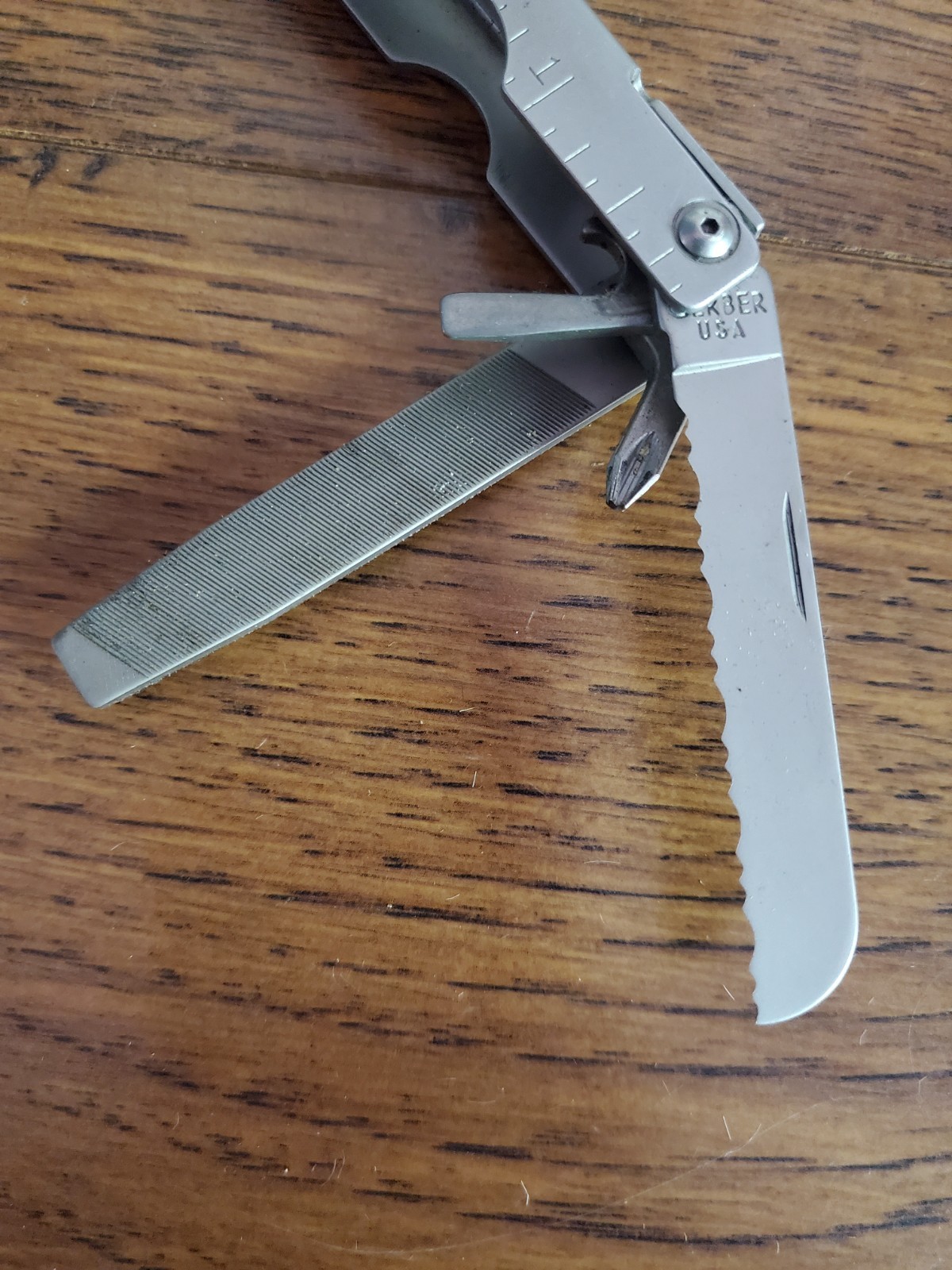 Gerber Multi Pocket Tool Vintage With Case Foldable Harley Davidson USA