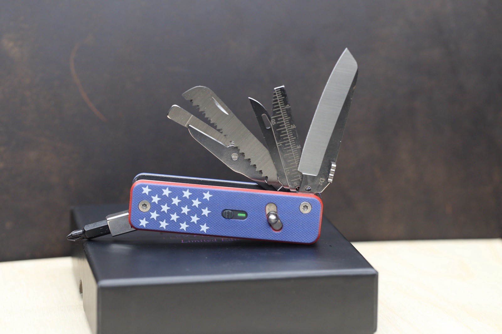 Roxon Flex Companion LIMITED EDITION 4th July US FLAG Multi Tool Pocket Knife