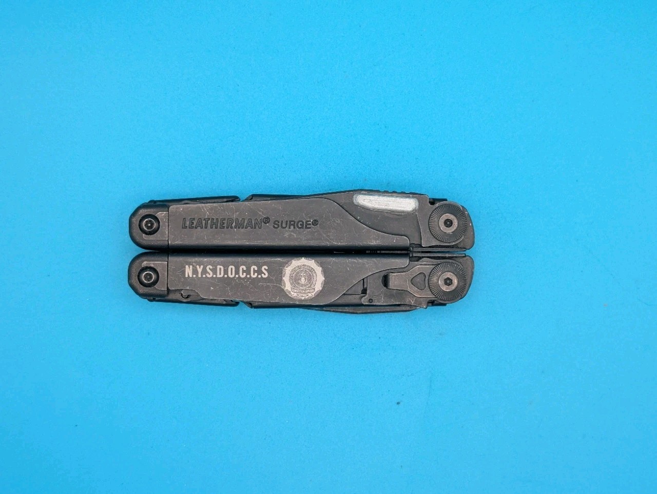 Leatherman Surge Heavy Duty Multi-Tool! GOOD WORKING CONDITION! BLACK OXIDE!