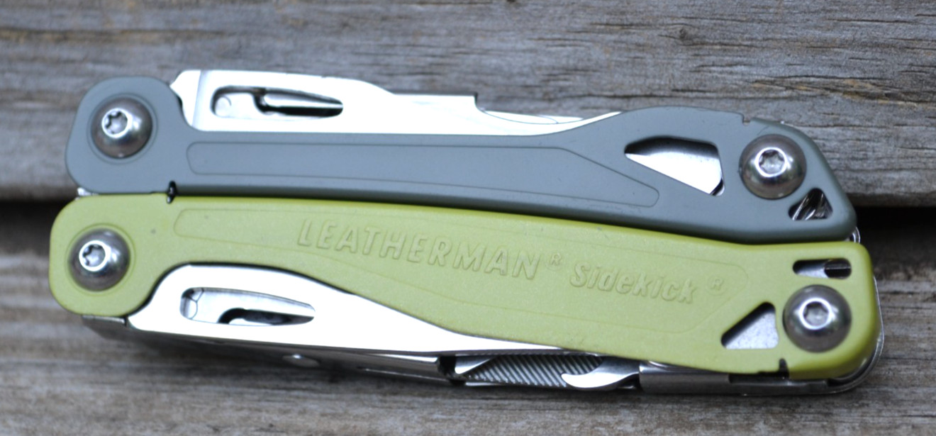 Leatherman SideKick Stainless Steel Green Multi-tool Knife Pocket Clip-New Other