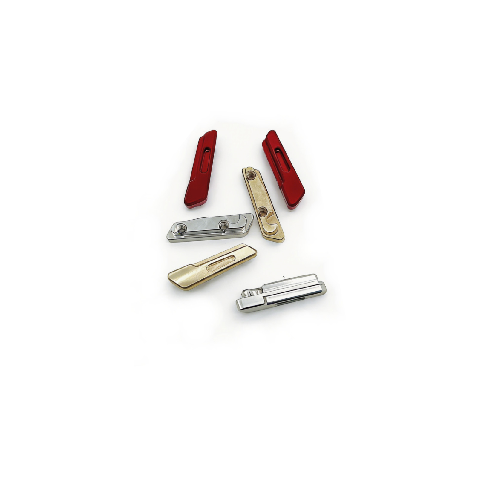 Leatherman SURGE Thumb Stud with Slot – 7075 Aluminum (Red/Silver) or Brass