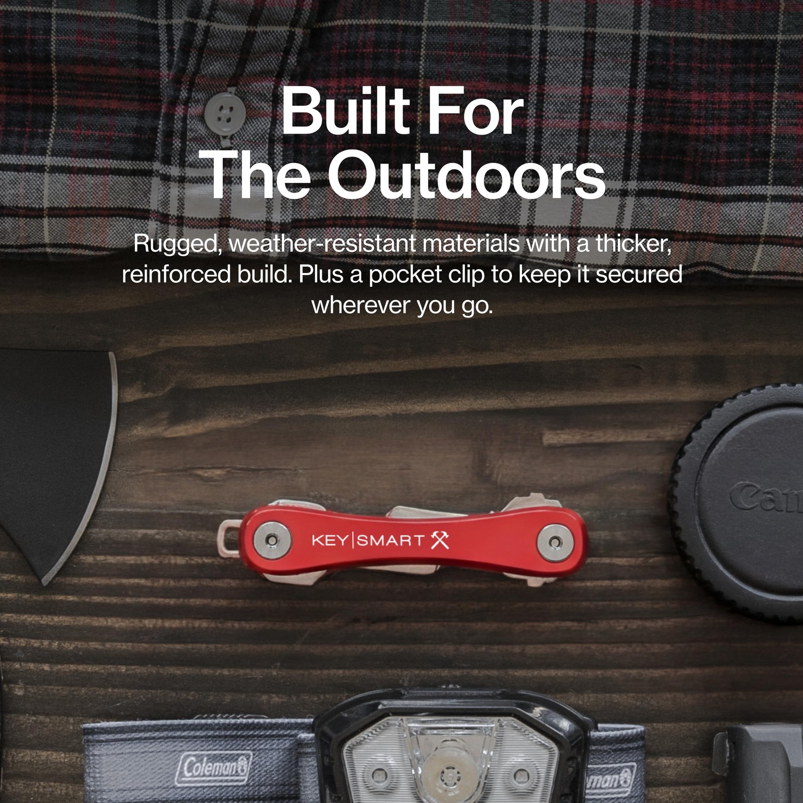 KeySmart Rugged – Multitool Key Holder for Keychain w/Bottle Opener and Pocke…