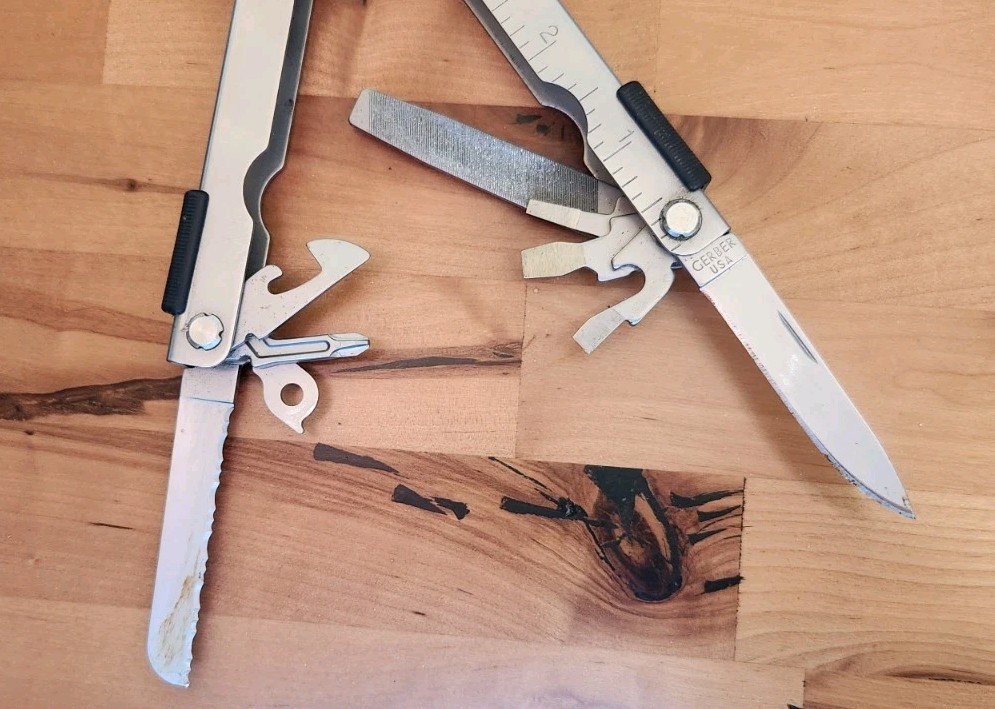 Gerber MP600 Multi-Tool Multi-Plier Needle Nose Silver w/ Sheath – Great X25