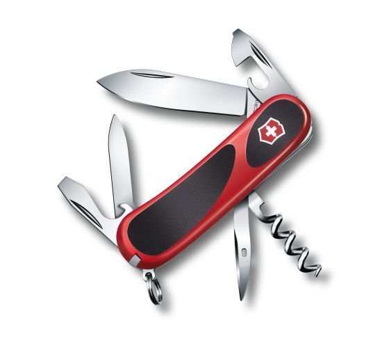 Victorinox Swiss Army Knife, EvoGrip 10 Red/Black & 2.3803.C-X2, NIB